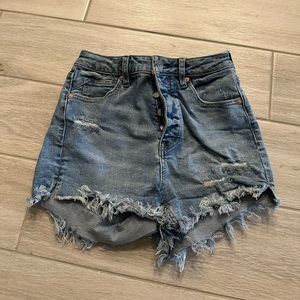 EUC!! Free People distressed Jean shorts